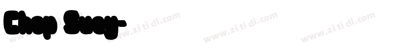 Chop Suey字体转换